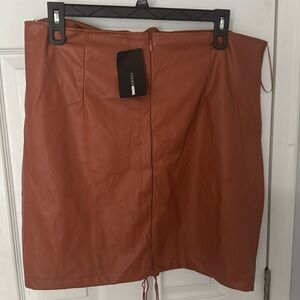 Fashion Nova Skirt Women’s Lace Up Bodycon Skirt